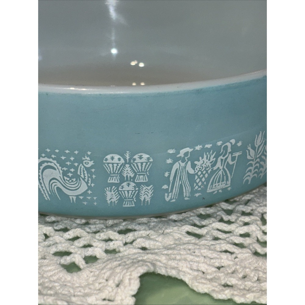 Pyrex Butterprint Casserole Set 471-475 w/Lids 1959-1968 - Picture 6 of 13